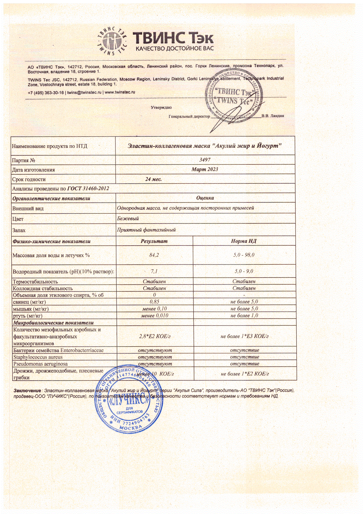Паспорт №032023